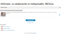 Tablet Screenshot of mundorecicla.blogspot.com