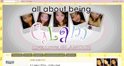Desktop Screenshot of allaboutbeingglam.blogspot.com