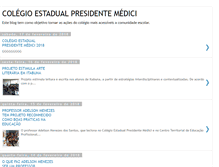 Tablet Screenshot of colegioestadualpresidentemedici.blogspot.com