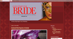 Desktop Screenshot of continentalbride.blogspot.com