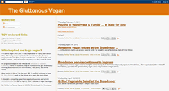 Desktop Screenshot of gluttonousvegan.blogspot.com