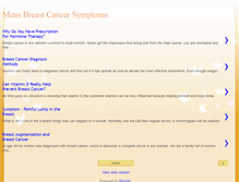 Tablet Screenshot of mensbreastcancersymptoms.blogspot.com