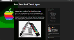 Desktop Screenshot of best-free-ipod-touch-apps.blogspot.com