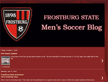 Tablet Screenshot of frostburgstatemenssoccer.blogspot.com