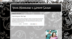 Desktop Screenshot of marriageisworththework.blogspot.com