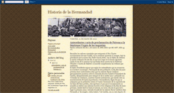 Desktop Screenshot of historiadelahermandaddelavirgen.blogspot.com