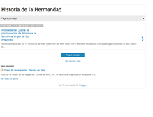 Tablet Screenshot of historiadelahermandaddelavirgen.blogspot.com