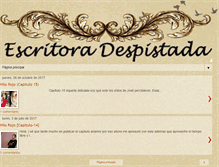 Tablet Screenshot of escritoradespistada.blogspot.com