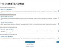 Tablet Screenshot of firesworldnewsletter.blogspot.com
