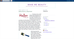 Desktop Screenshot of makemebeautybabe.blogspot.com