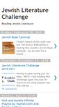 Mobile Screenshot of jewishliteraturechallenge.blogspot.com