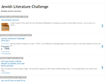 Tablet Screenshot of jewishliteraturechallenge.blogspot.com