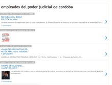 Tablet Screenshot of empleadosdelpoderjudicialdecordoba.blogspot.com