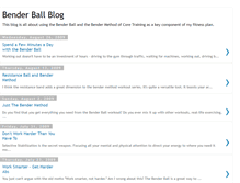 Tablet Screenshot of benderball.blogspot.com
