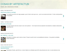 Tablet Screenshot of cosasbyartefactum.blogspot.com