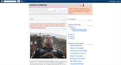 Desktop Screenshot of cronicascordesas.blogspot.com