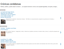 Tablet Screenshot of cronicascordesas.blogspot.com