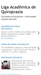 Mobile Screenshot of ligaacademicadequiropraxia.blogspot.com