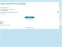 Tablet Screenshot of bookdeodorizer.blogspot.com
