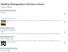 Tablet Screenshot of northernirelandweddingphotographer.blogspot.com