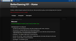 Desktop Screenshot of bettergaming101.blogspot.com