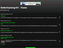 Tablet Screenshot of bettergaming101.blogspot.com