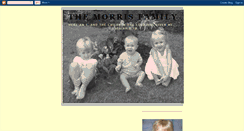 Desktop Screenshot of ourmorrisfamily.blogspot.com