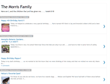 Tablet Screenshot of ourmorrisfamily.blogspot.com