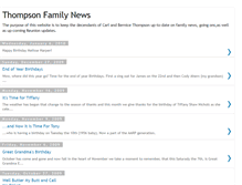 Tablet Screenshot of newsofthethompsonfamily.blogspot.com