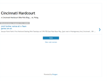Tablet Screenshot of cincinnatibikepolo.blogspot.com
