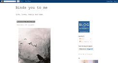 Desktop Screenshot of bindsyoutome.blogspot.com