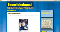 Desktop Screenshot of fenerinbahcesi.blogspot.com