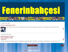 Tablet Screenshot of fenerinbahcesi.blogspot.com