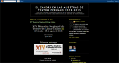 Desktop Screenshot of elzahorienlasmuestras.blogspot.com