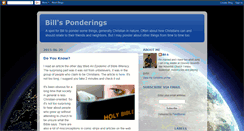 Desktop Screenshot of billspondering.blogspot.com