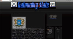 Desktop Screenshot of galmudugstate.blogspot.com