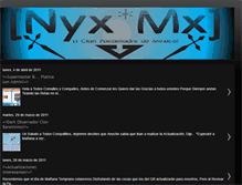 Tablet Screenshot of nyxmx.blogspot.com