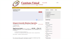 Desktop Screenshot of comitatounical.blogspot.com