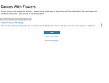 Tablet Screenshot of danceswithflowers.blogspot.com