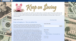 Desktop Screenshot of keeponsaving.blogspot.com