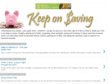 Tablet Screenshot of keeponsaving.blogspot.com