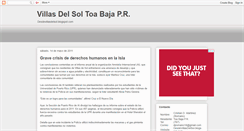 Desktop Screenshot of desdevillasdelsol.blogspot.com