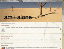 Tablet Screenshot of amialoneggre.blogspot.com