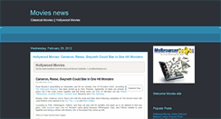 Desktop Screenshot of gomovienews.blogspot.com