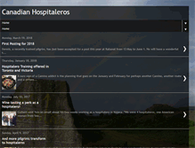 Tablet Screenshot of canadianhospitaleros.blogspot.com