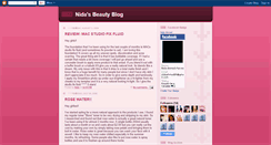 Desktop Screenshot of nidasbeautyblog.blogspot.com