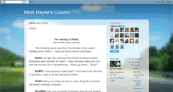 Desktop Screenshot of markhayterscolumn.blogspot.com