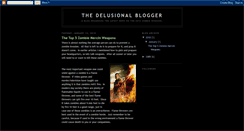 Desktop Screenshot of delusional-blogger.blogspot.com