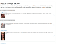 Tablet Screenshot of mastergoogletattoo.blogspot.com