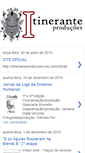 Mobile Screenshot of itineranteproducoes.blogspot.com